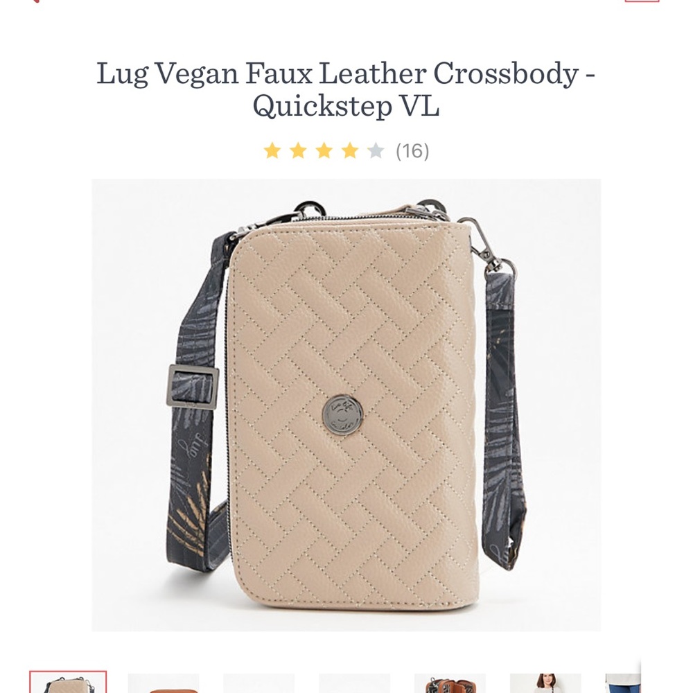 Lug Vegan Leather Quickstep crossbody